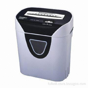 8 Sheets Random Cross Cut Shredder with Over-heat/Power/Over-load LED Display